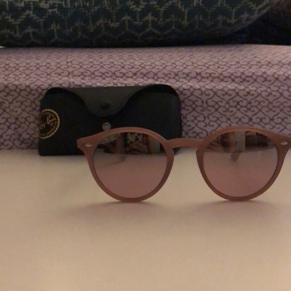 Ray Ban women’s highstreet sunglasses pink/pink